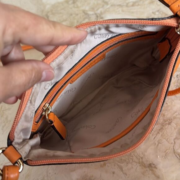 Calvin Klein Vegan Leather Crossbody Bag - Picture 10 of 11